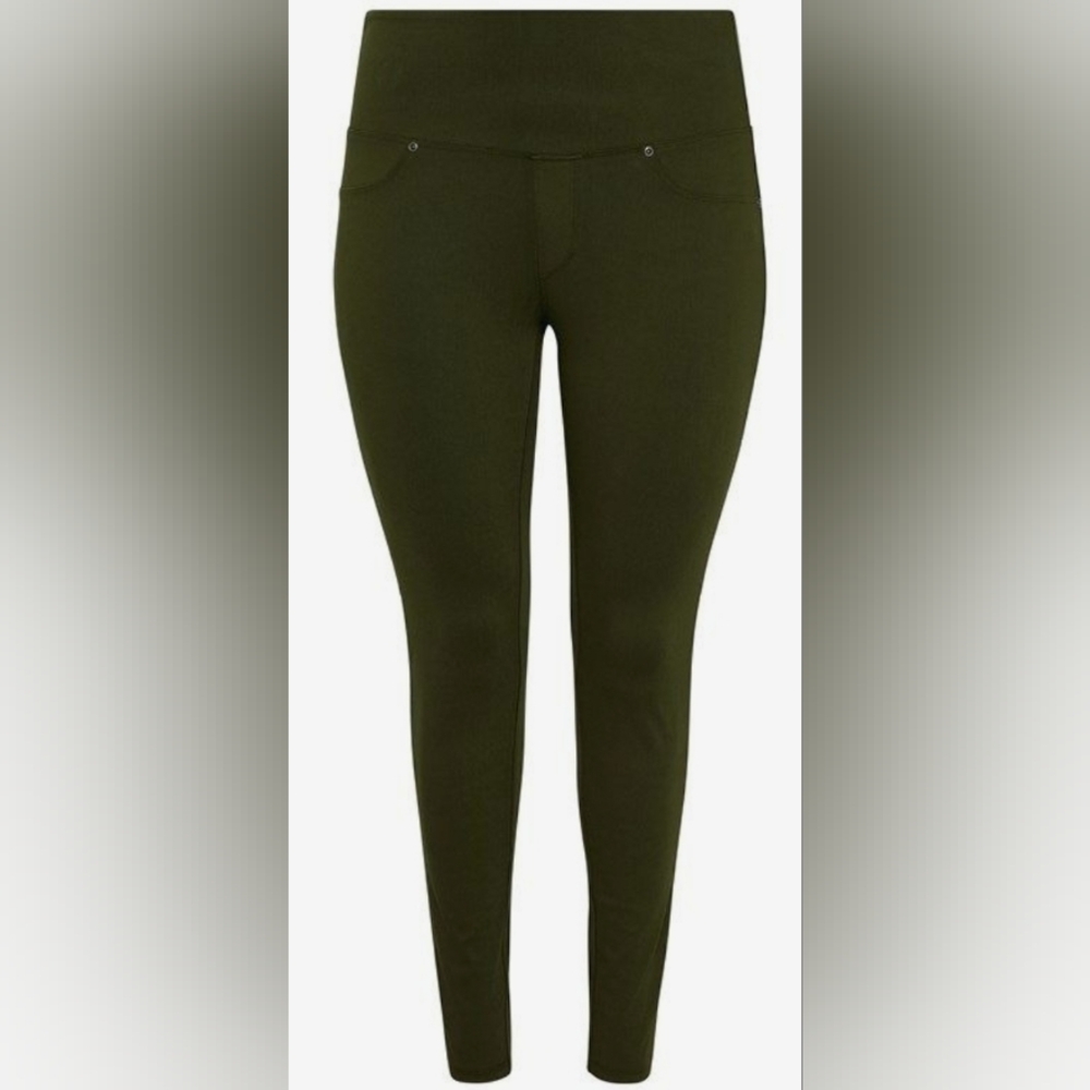 🆕️ Ruby Ribbon 🎀 Jean Leggings Size XXL Olive